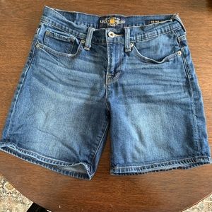 Lucky Brand Roll Up jean shorts